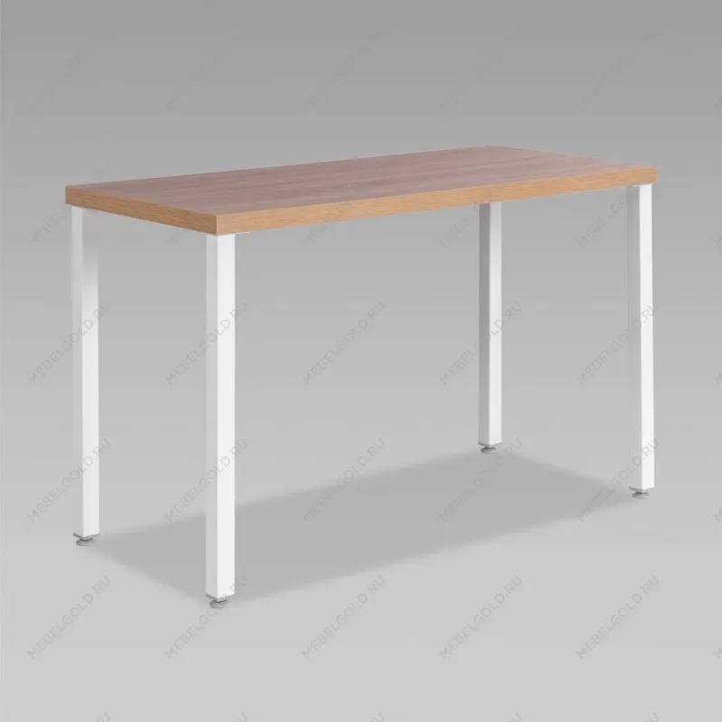 ИНГАР стол письменный ИКЕА / IKEA 1/ТТ 120x75x55, дуб беленый/белый | изображение 1