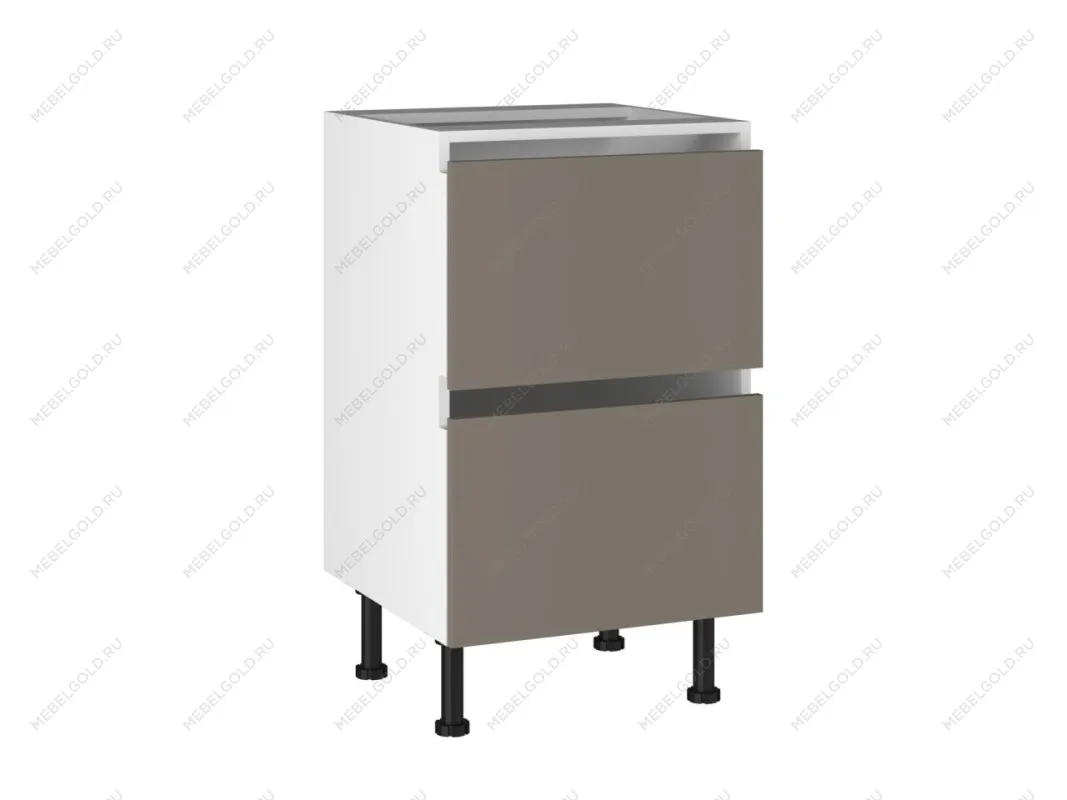 Стол с ящиками СЯ-(2)-50, Виста (500*523*870) Мокко, 25412