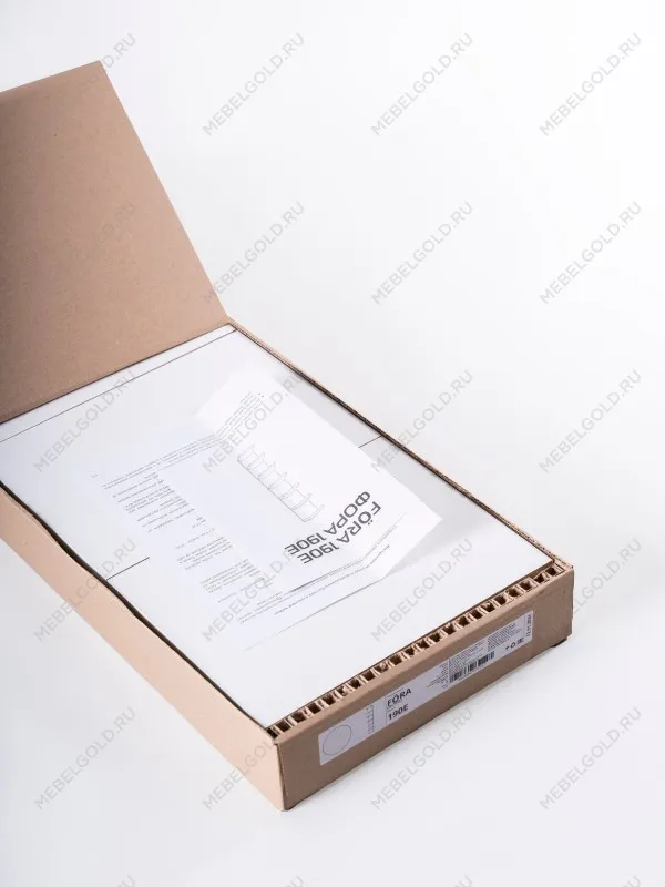 Полка настенная Фора, 30х189х27 см, белый | изображение 8