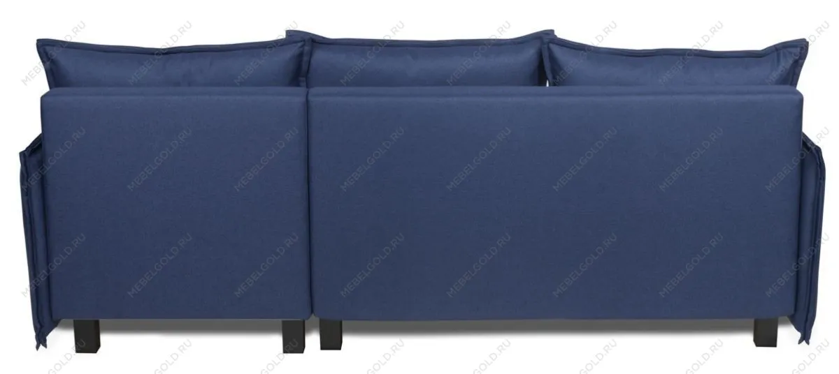 Диван-кровать угловой КИРКАС, 217х90х77 см, синий | изображение 6