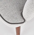 Кресло Halmar BISHOP (светло-серый/орех) | изображение 8