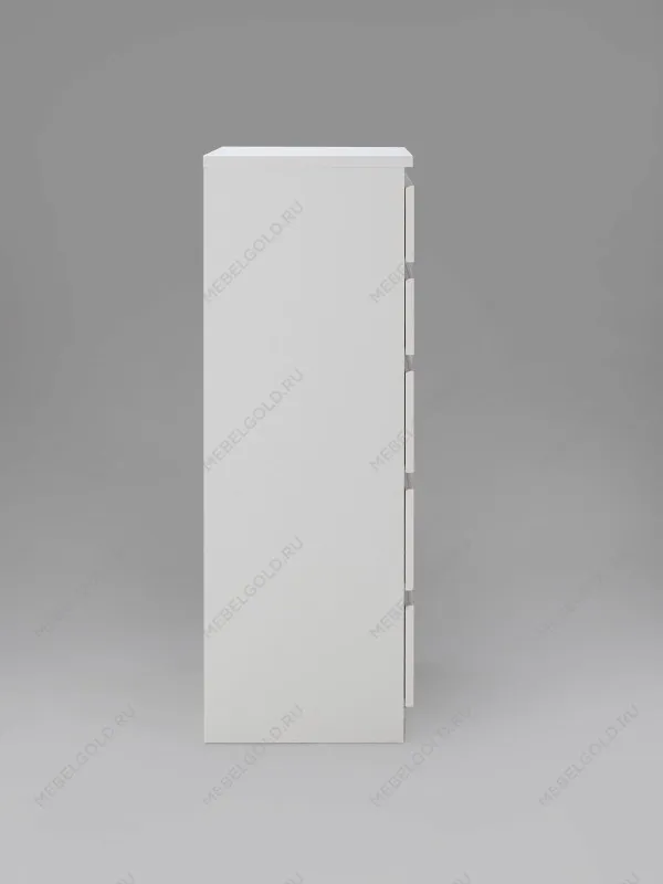 Комод Кастор, 5 ящиков, 65х40х112 см, белый | изображение 10