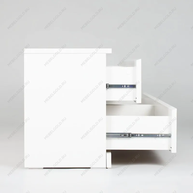 Комод Варма, 4 ящика, горизонтальный, 160х54х40 см, эмаль белая | изображение 14