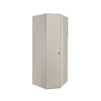 Шкаф угловой Римини (Слоновая кость/Серебро) РМШУ2/1