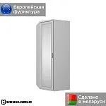 Шкаф угловой Валенсия 1DZ серый | изображение 1