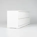 Комод Варма, 4 ящика, горизонтальный, 160х54х40 см, эмаль белая | изображение 9