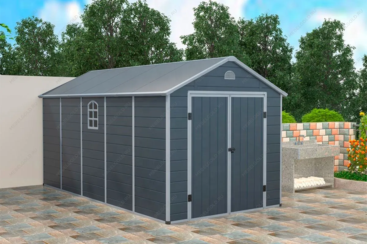 Сарай пластиковый Black Fox Modernist J 11м2 | изображение 3