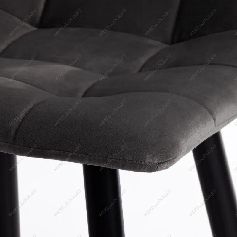 Стул полубарный CHILLY (mod. 7095пб) серый barkhat 26/черный | изображение 6