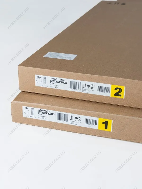 Стеллаж Сага, 70х42х215 см, белый | изображение 12