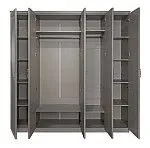 Шкаф Мишель Лайт 5-дверный серый камень | изображение 2