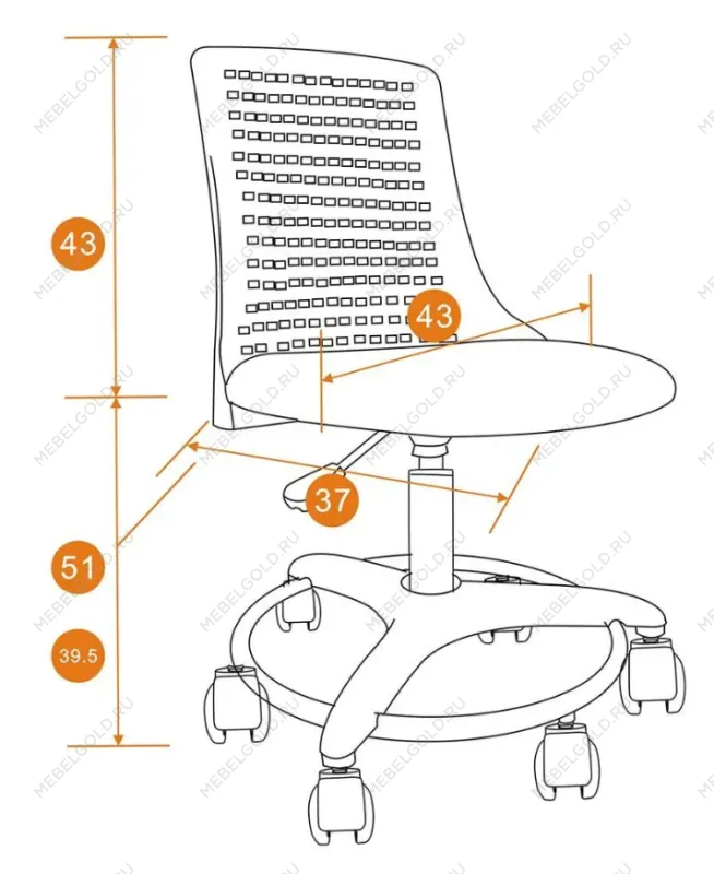 Кресло Kiddy Салатовый | изображение 6