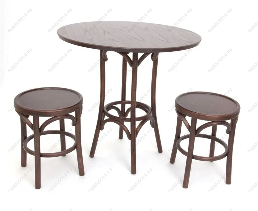 Стол обеденный Зальцбург-0080 (темный тон) | изображение 1