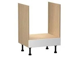 Стол под духовой шкаф СД-60, Женева (600*520*870) Дуб Палермо/Белый матовый, 22409