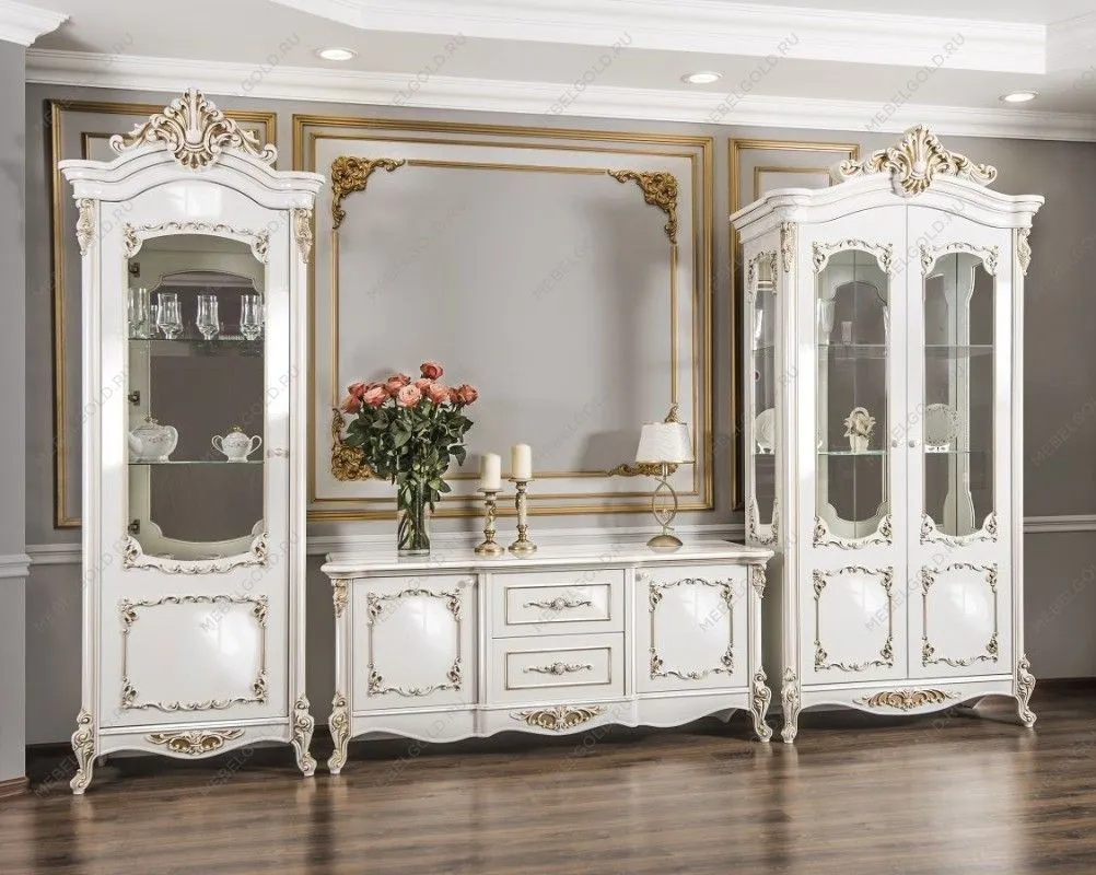 Тумба ТВ Флоренция белый глянец - Выставка м. Марьина роща | изображение 3