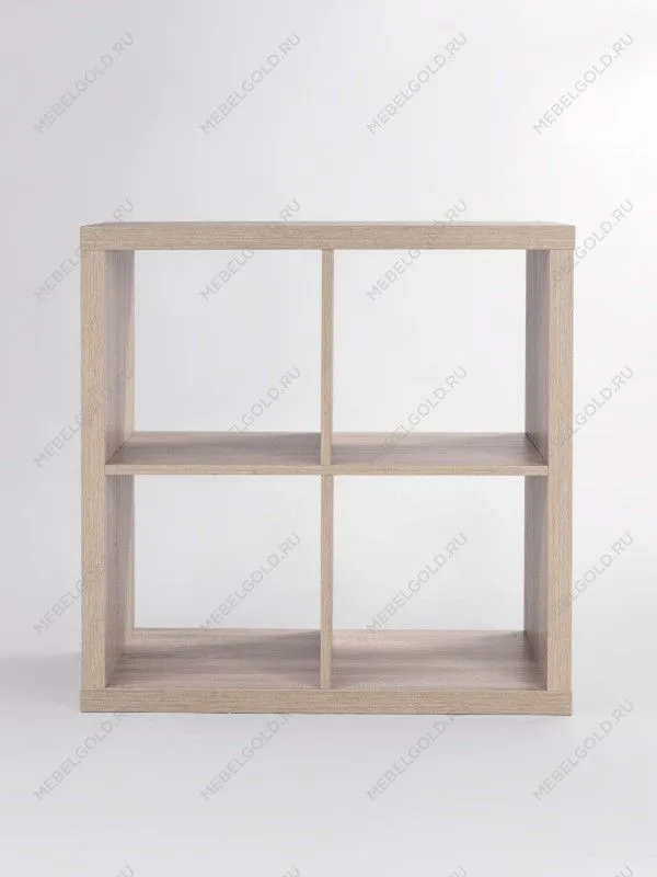 Стеллаж Фора, 4 полки, 77х77х38 см, дуб беленый | изображение 4