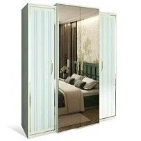 Шкаф Замира 4-дверный оливковый