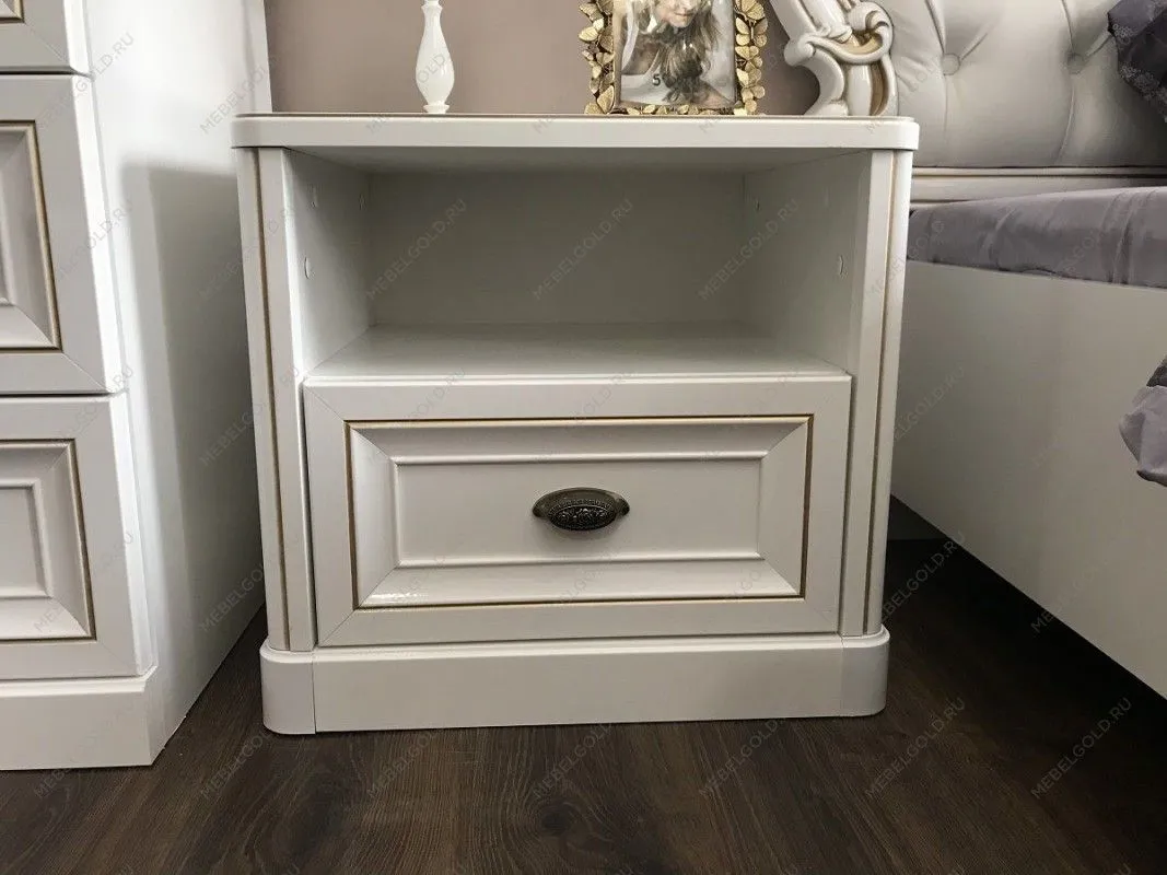 Тумба прикроватная детская Натали белый глянец | изображение 6