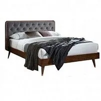 Кровать Halmar CASSIDY (серый/орех) 160/200