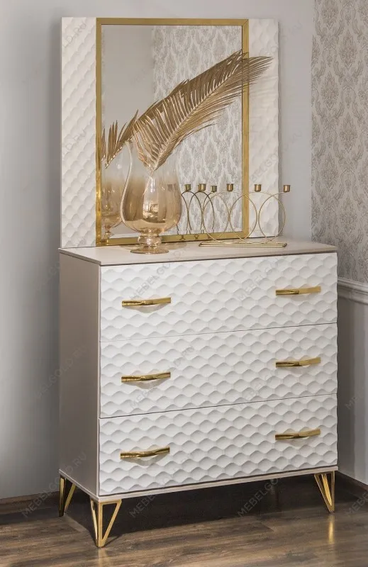 Спальня Лара 5-ств белый глянец | изображение 7