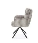 Стул кухонный Halmar K572 поворотный (серый/черный) | изображение 2