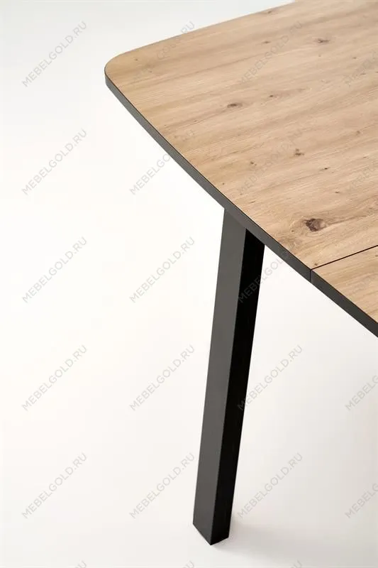 Стол обеденный Halmar BARRIL 130 (дуб артизан/черный) | изображение 9