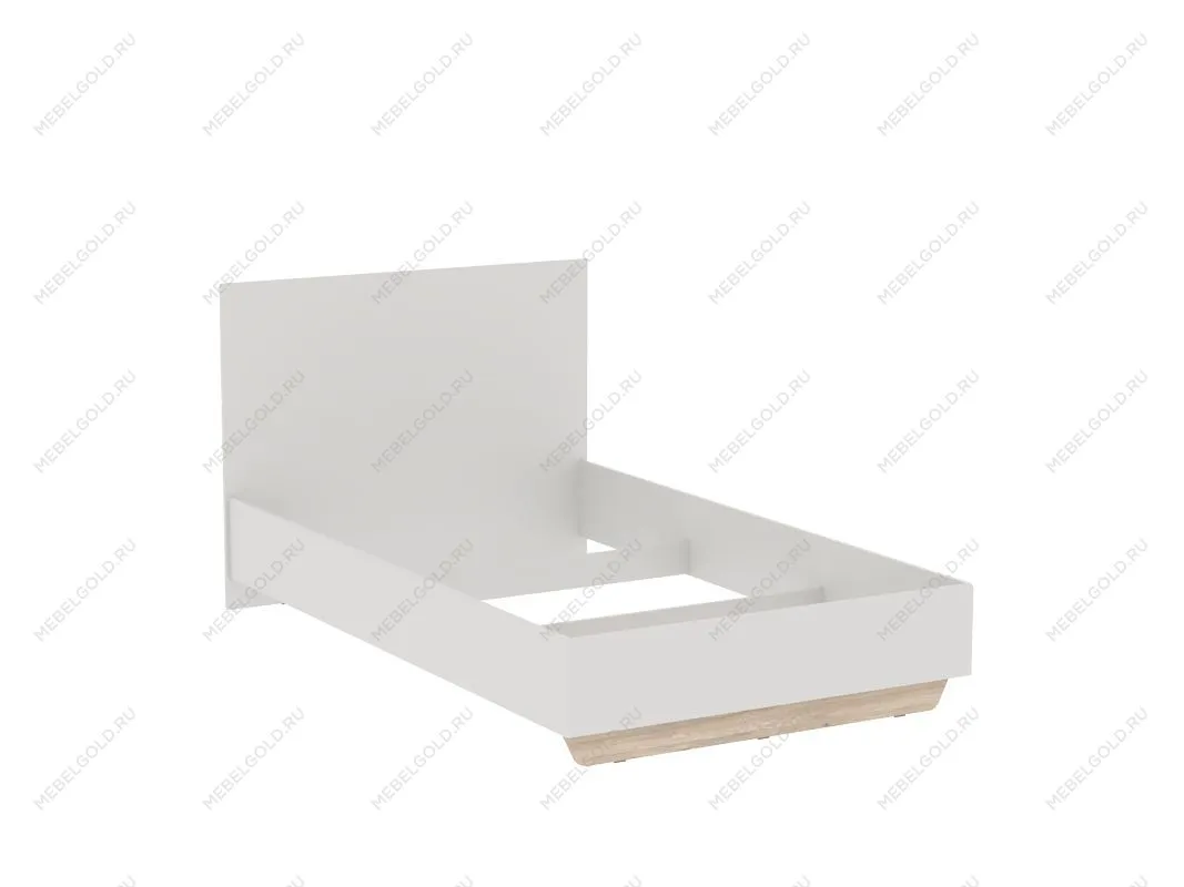 Кровать (каркас) 1200, Аврора (1266*2063*1004) Дуб Мария/Кашемир, 12706 | изображение 1