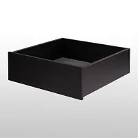 Ящик выкатной для кроватей СИРИУС, 60х60х20 см, черно-коричневый, дуб венге