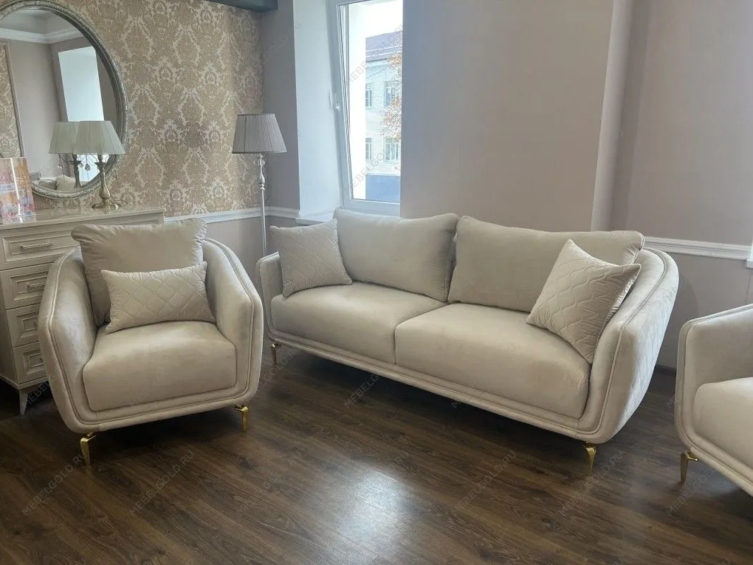 Диван Нонна 3х местный мокко | изображение 15