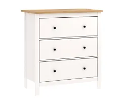 Комод Сага, 92х51х100 см, белый/ясень