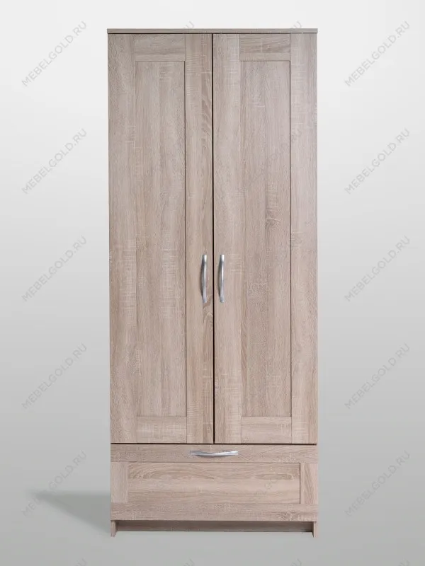 Шкаф Сириус, 2 двери и 1 ящик, 78х50х190 см, дуб сонома | изображение 6