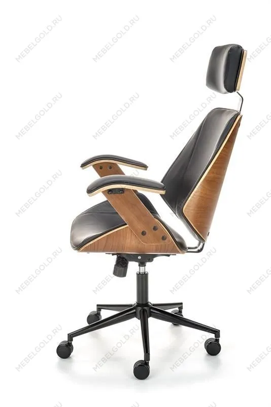 Кресло компьютерное Halmar IGNAZIO (орех/черный) | изображение 4