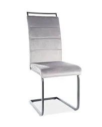 Стул кухонный Signal H441 Velvet Tap. 93 (серый/черный мат)