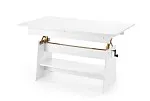 Стол-трансформер Halmar ERIKA 120 (белый) | изображение 1