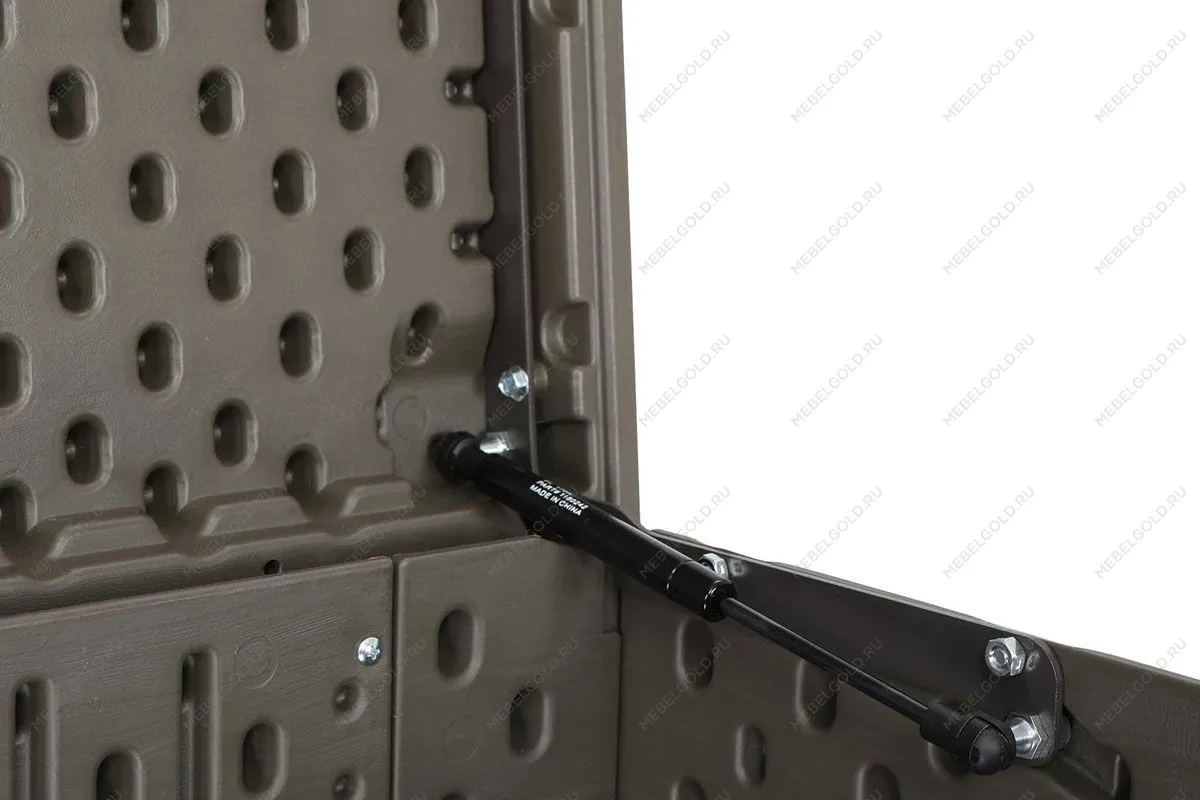 Сундук пластиковый WoodLook, 570 л, серый | изображение 8