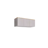 Антресоль для 3-х дверного шкафа Римини (Белый/золото) РМАН-1(3)