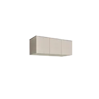 Антресоль для 3-х дверного шкафа Римини (Слоновая кость/серебро) РМАН-1(3)