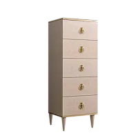 Комод узкий Римини (Латте/Золото) РМКМ-2