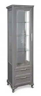 Витрина Мокко 1-ств серый камень - Выставка Балашиха