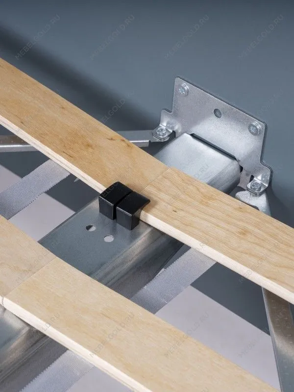 Кровать двуспальная Сага, 160х200 см, темно-бирюзовая/ясень | изображение 5