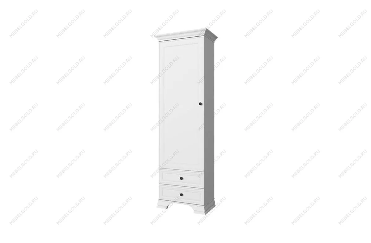 Шкаф 1-створчатый Тиффани 1D2S белый