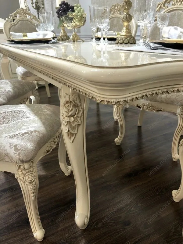 Стол Джоконда крем глянец | изображение 4