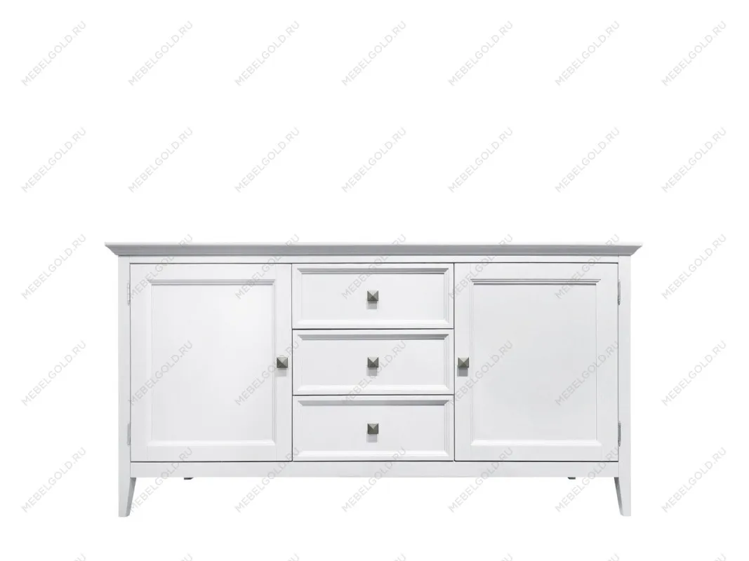 Комод 2 дверки 3 ящика Manhattan (Белый)