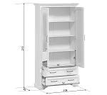 Шкаф-витрина Стилиус REG2W2S (Лиственница сибирская) | изображение 3