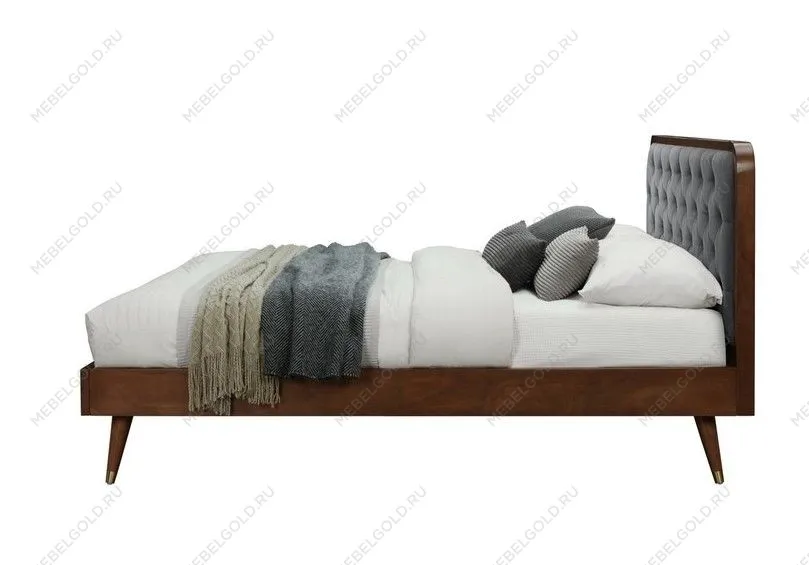 Кровать Halmar CASSIDY (серый/орех) 140/200 | изображение 3