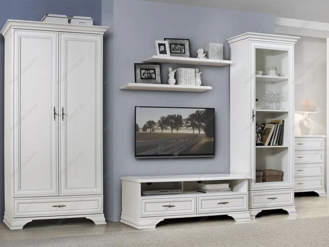 Шкаф-витрина Кентаки REG1W1S белый - Выставка Лобня | изображение 4