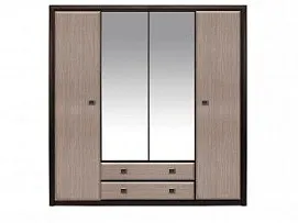 Шкаф платяной Коен SZF 4D2S Венге/Штрокс (NEW)