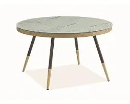 Стол журнальный Signal VEGA B (мраморный эффект/черный)