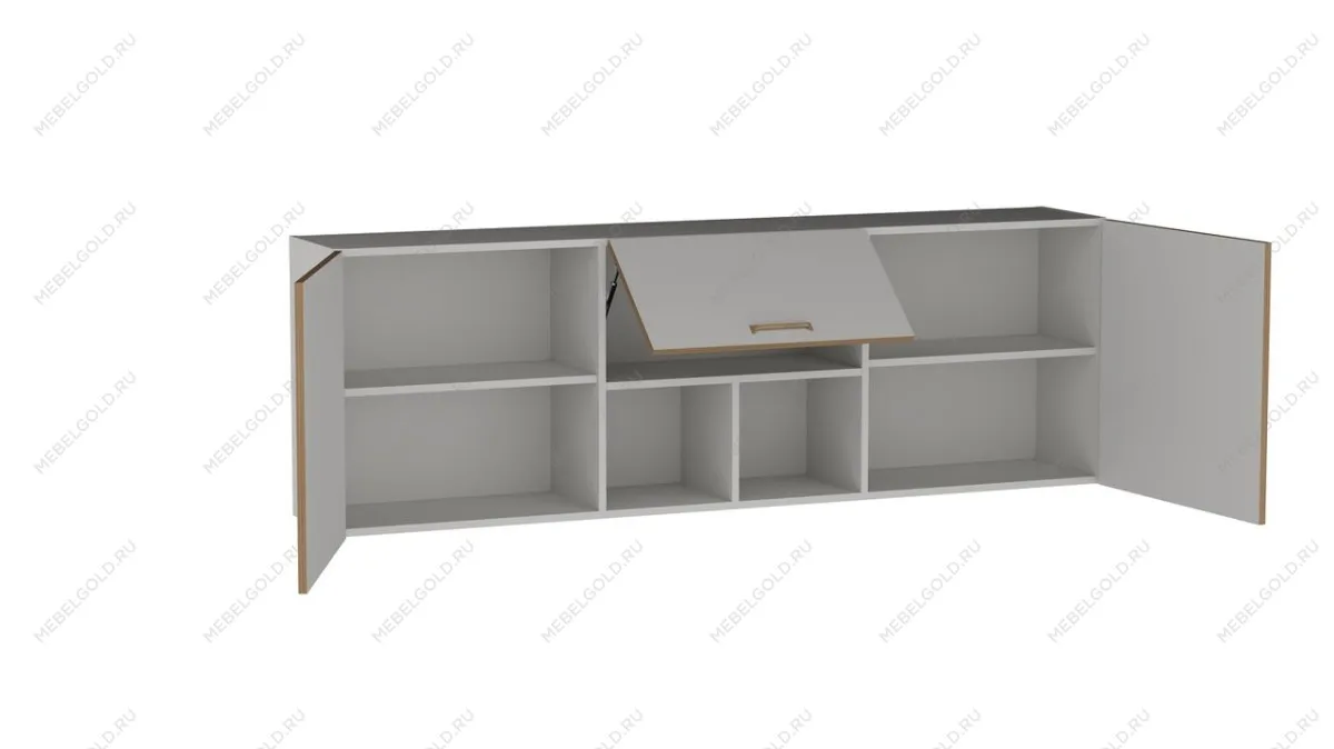 Шкаф ШГ-180 NEW, Смарт (1800*316*600) Серый, 22621 | изображение 1