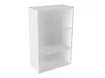 Шкаф со стеклом ШСТ-60, Бьянка (600*320*960) Белый, 21132 | изображение 1