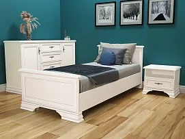 Кровать Кентаки LOZ/90x200 белый